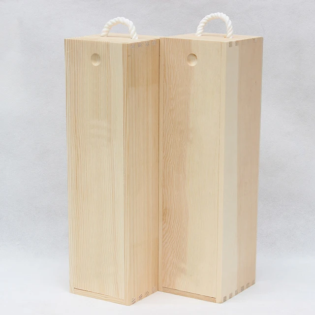 Custom Fancy Wooden Gift Box wine package wood box