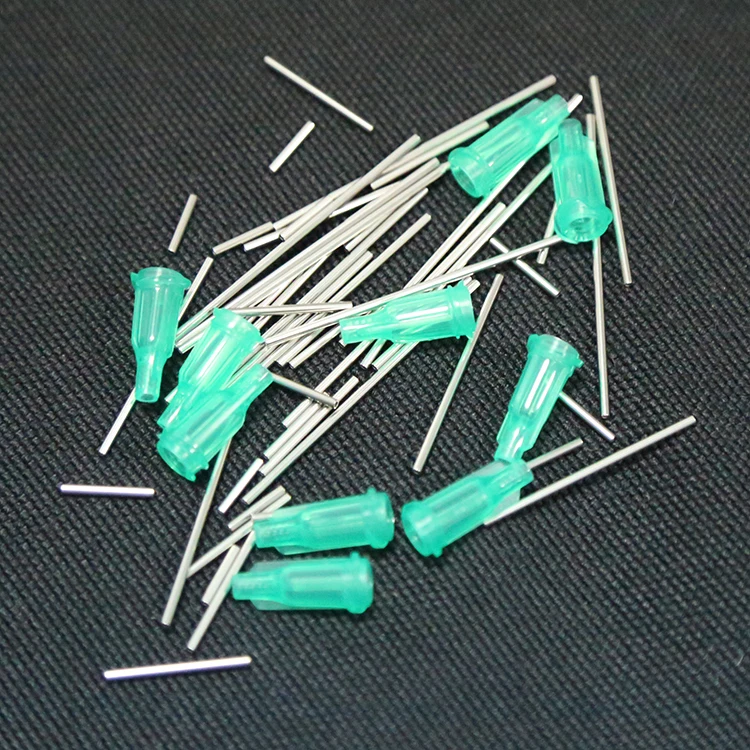 
metal syringe needle luer lock dispensing tip for glue syringe 