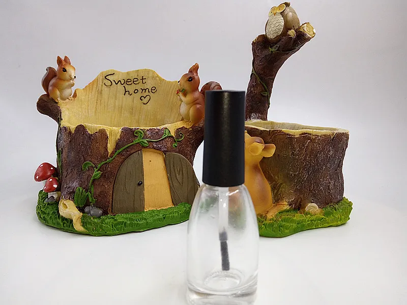 wholesale 5ml 10ml 15ml Glass Nail polish bottle,Clear Nail Oil bottle,Empty Glass bottle for nail polish