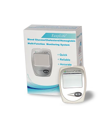 
EasyLife Multi Function Glucose/Cholesterol/Hemoglobin Meter Kit 