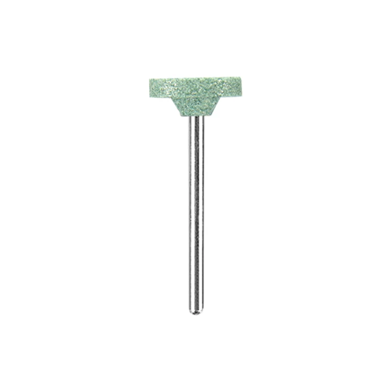 G-02 HP Shank Wheel Shaped Silicone Carbide Maded Medium Grit Green mounted Stone