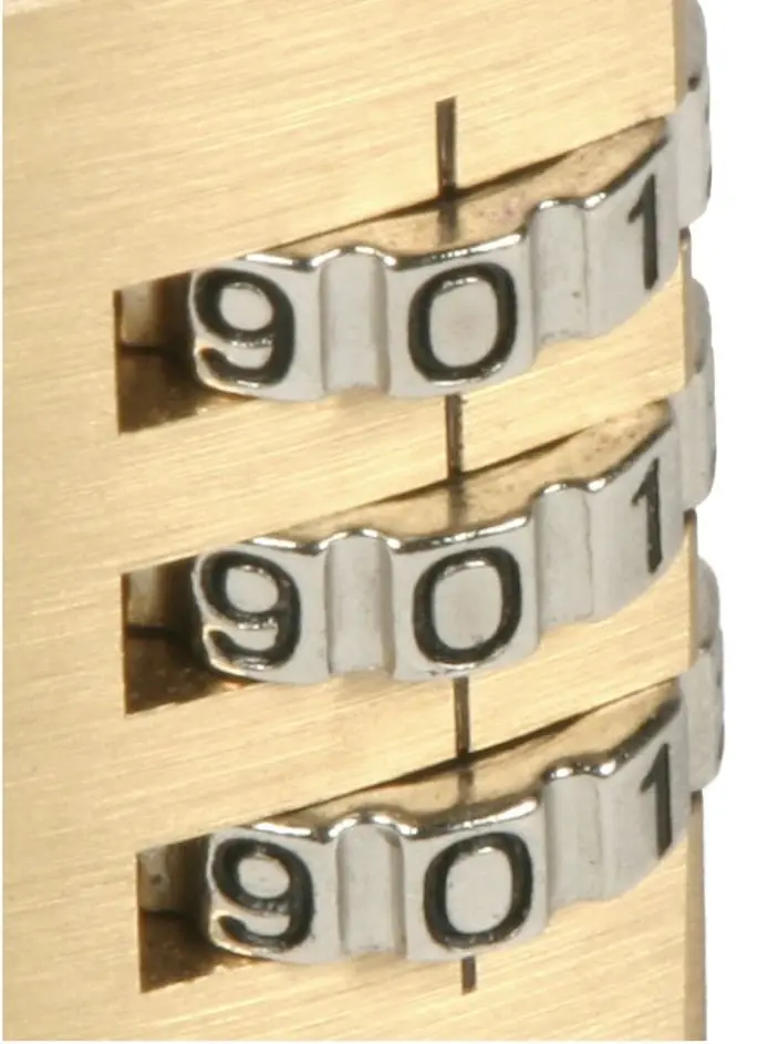 Brass high security luggage outdoor combination mini padlock