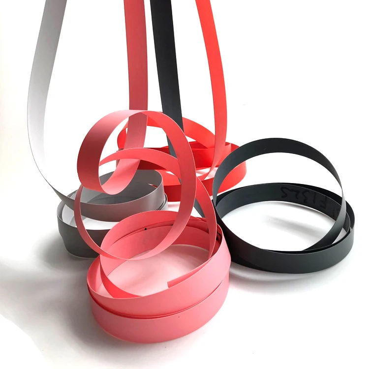 0.45 mm 2 mm wood grain PVC vinyl edge banding for panels plywood MDF particle board