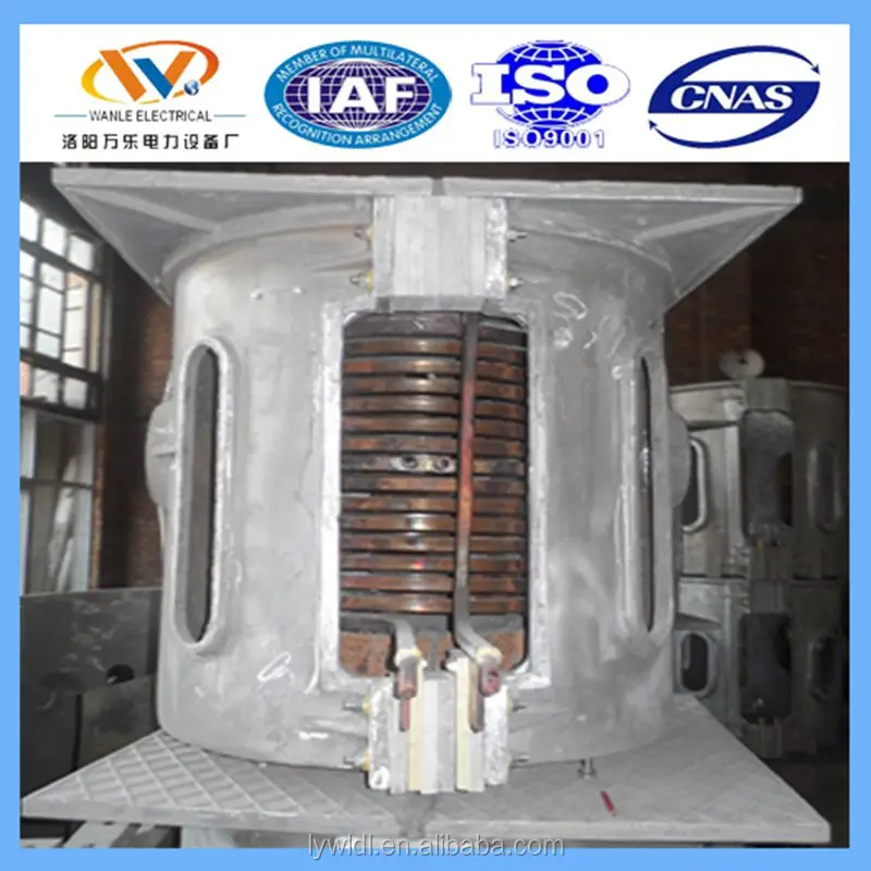 1500kw electric induction steel iron melting plant scrap iron induction melting oven pot