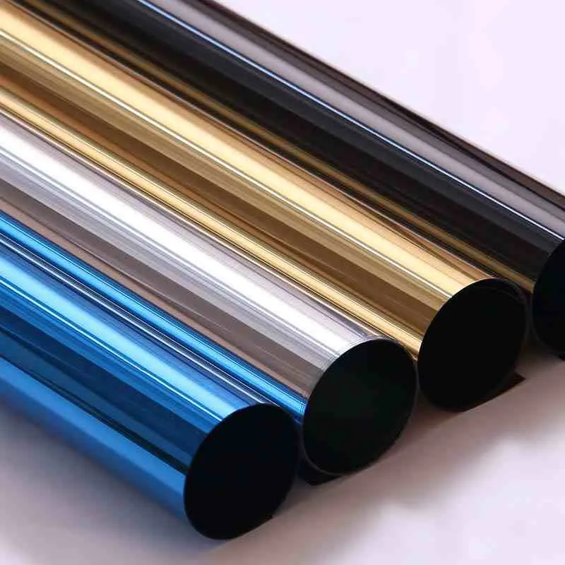 One way window film block heat anti looking window glass stickers window tint