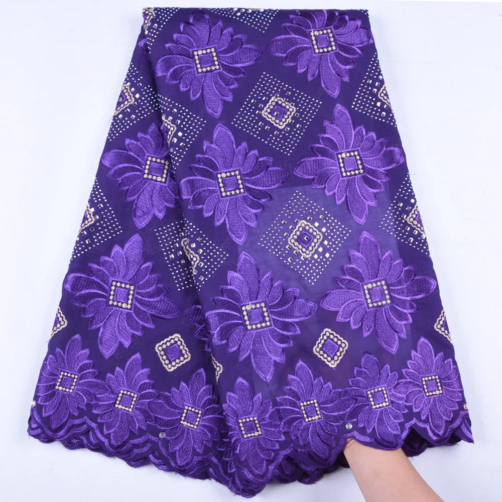 High Quality Swiss Voile Laces Switzerland Cotton African Dry Cotton Lace Fabric 2019 Nigerian Man Voile Lace 5 Yards 1667