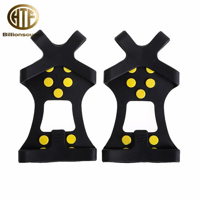 
Stocked silicone anti slip overshoes Non slip snow step ice cleats 