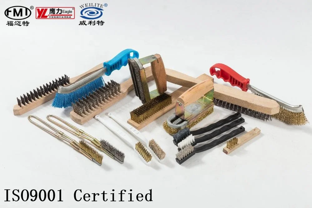 FMT Deburring Polishing Cleaning Industrial brass wire manual brush