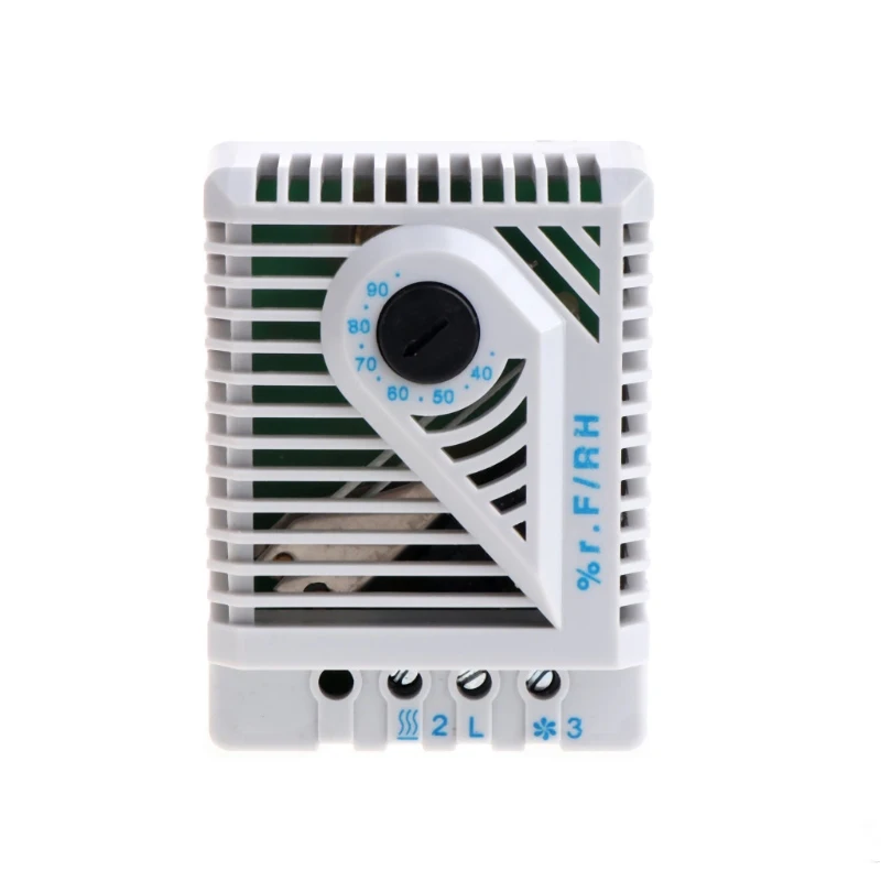 Mechanical Hygrostat Humidity Controller Connect Fan Heater for Cabinet MFR012, Hygrostat Humidity Regulator