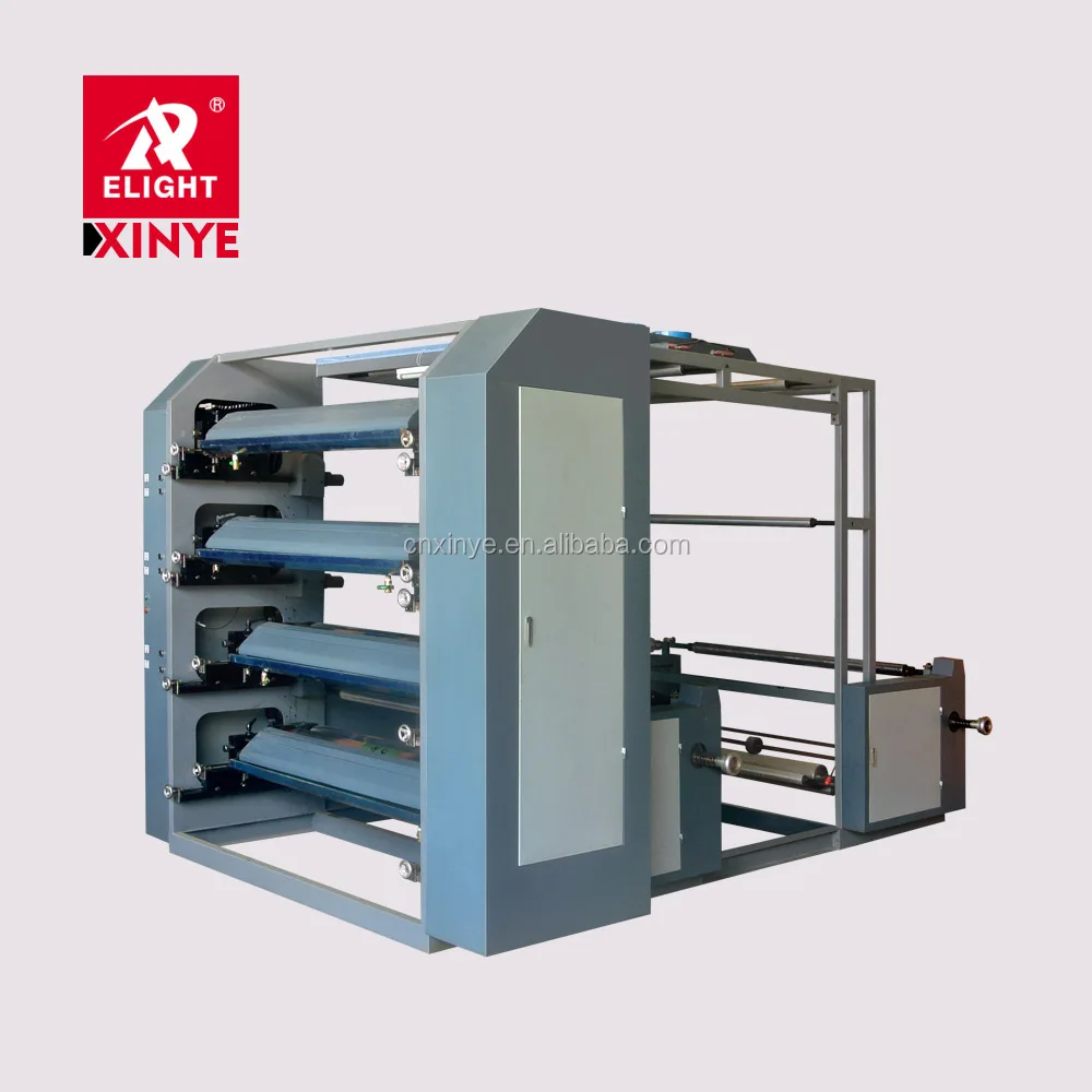 Factory price four color non woven fabric printing machine price