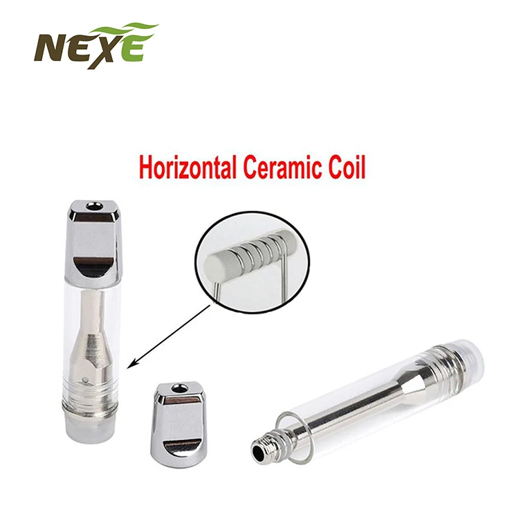 
Full Pure Ceramic Top oil filling and bottom airflow NX03 cartridge for cbd vape pen 