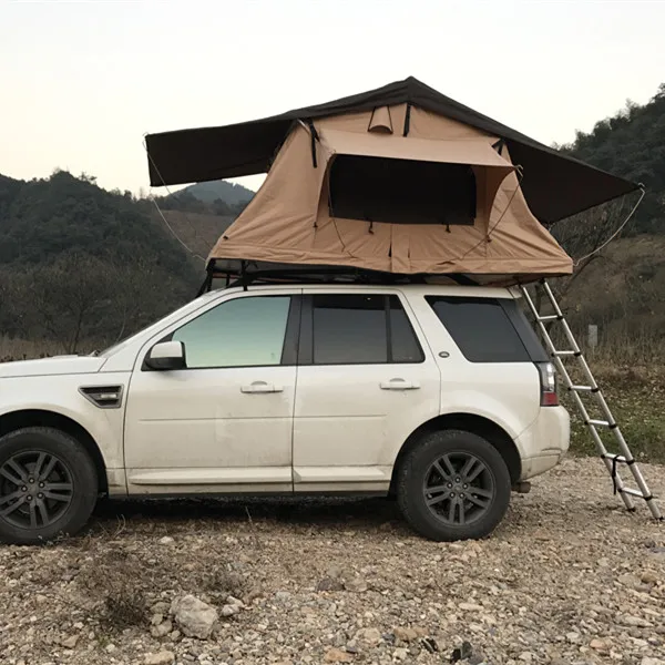 Manufacture Price Waterproof Camping Tent Car Roof with Awning for Cars