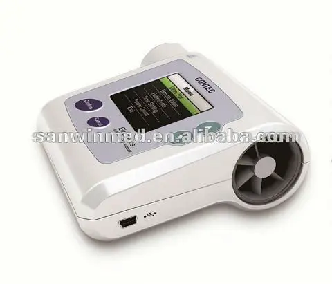
CE approved Simple operation spirometer lung function meter for home healthcare and clinique 