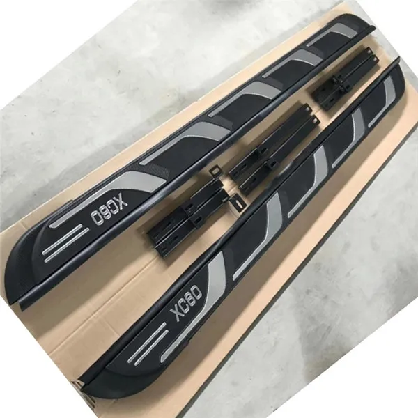 Aluminium Alloy Side Step for car  Bars Nerf Bars aluminum Running Board for Volvo XC60 2018 Accessories