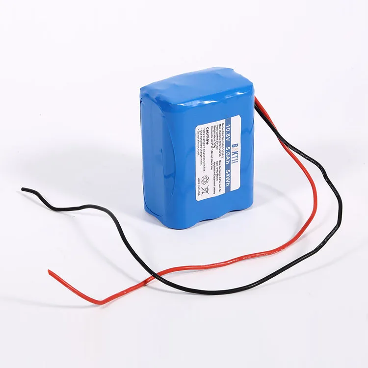 BAKTH battery pack 18650 dry 5.0AH rechargeable 3s lithium ion battery pack 10.8V