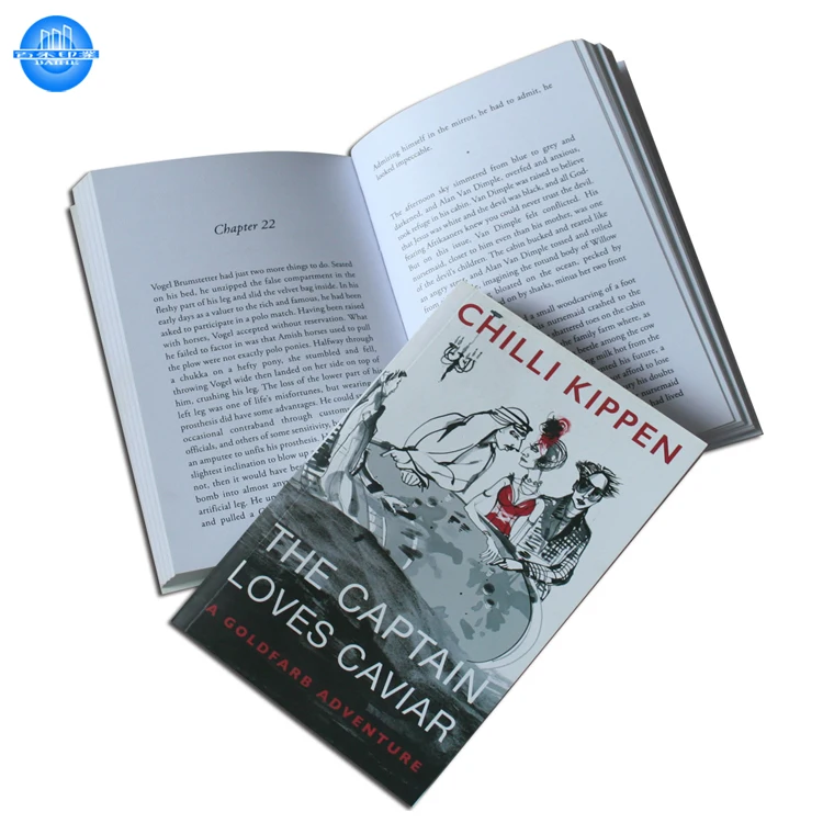 A5 English Book & Paperboard Soft Cover Hs Sticker Box21 Custom Size Paper Custom Cheap English Novel Fiction Book Printing OEM