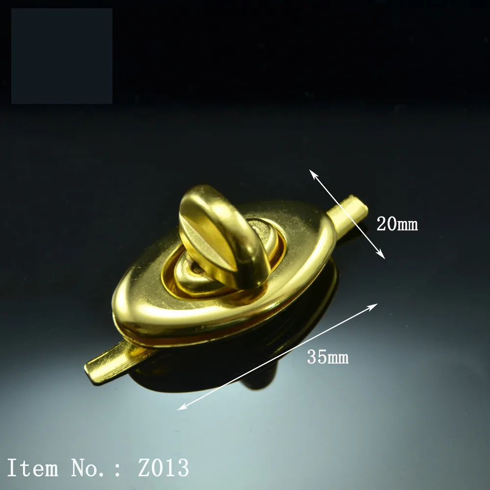 wholesale high end handbag turn lock or purse lock bag hardware accessories