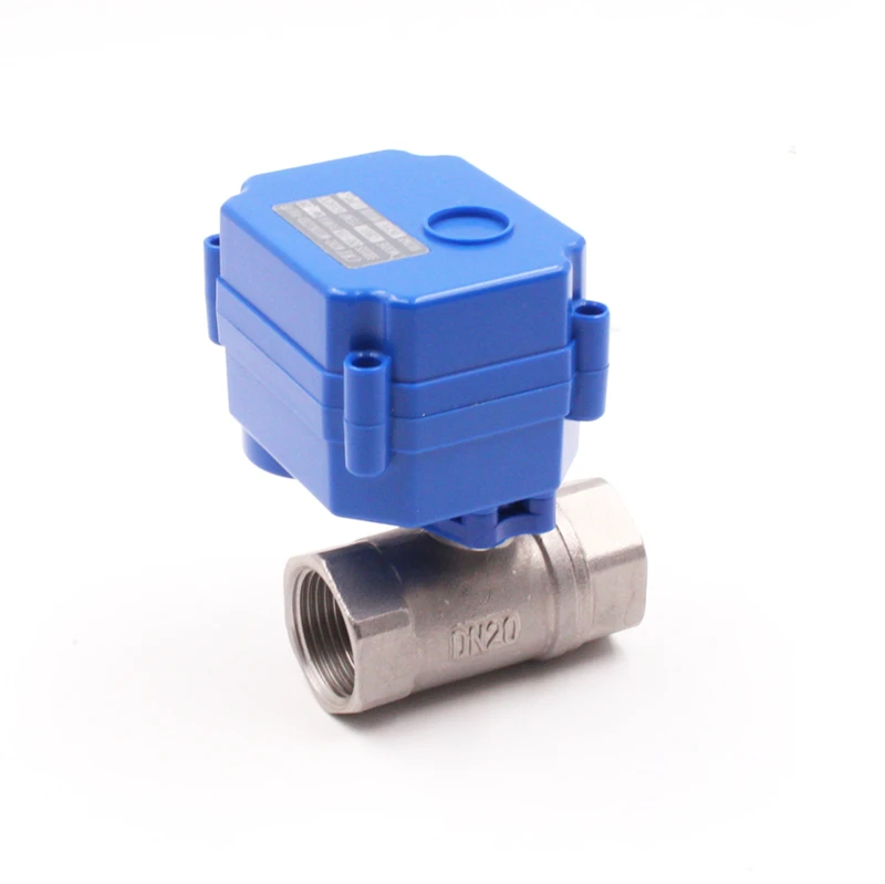 mini motorized ball valve motorized water control valve brass stainless steel food grade electric valve