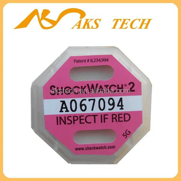 ( модель 5 г ) Shockwatch2 шок индикатор в упаковка этикетка