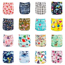 Thermal Transfer Printing Cute Patterns Babyland Reusable Eco-friendly Baby Cloth Nappy Pants Reusable