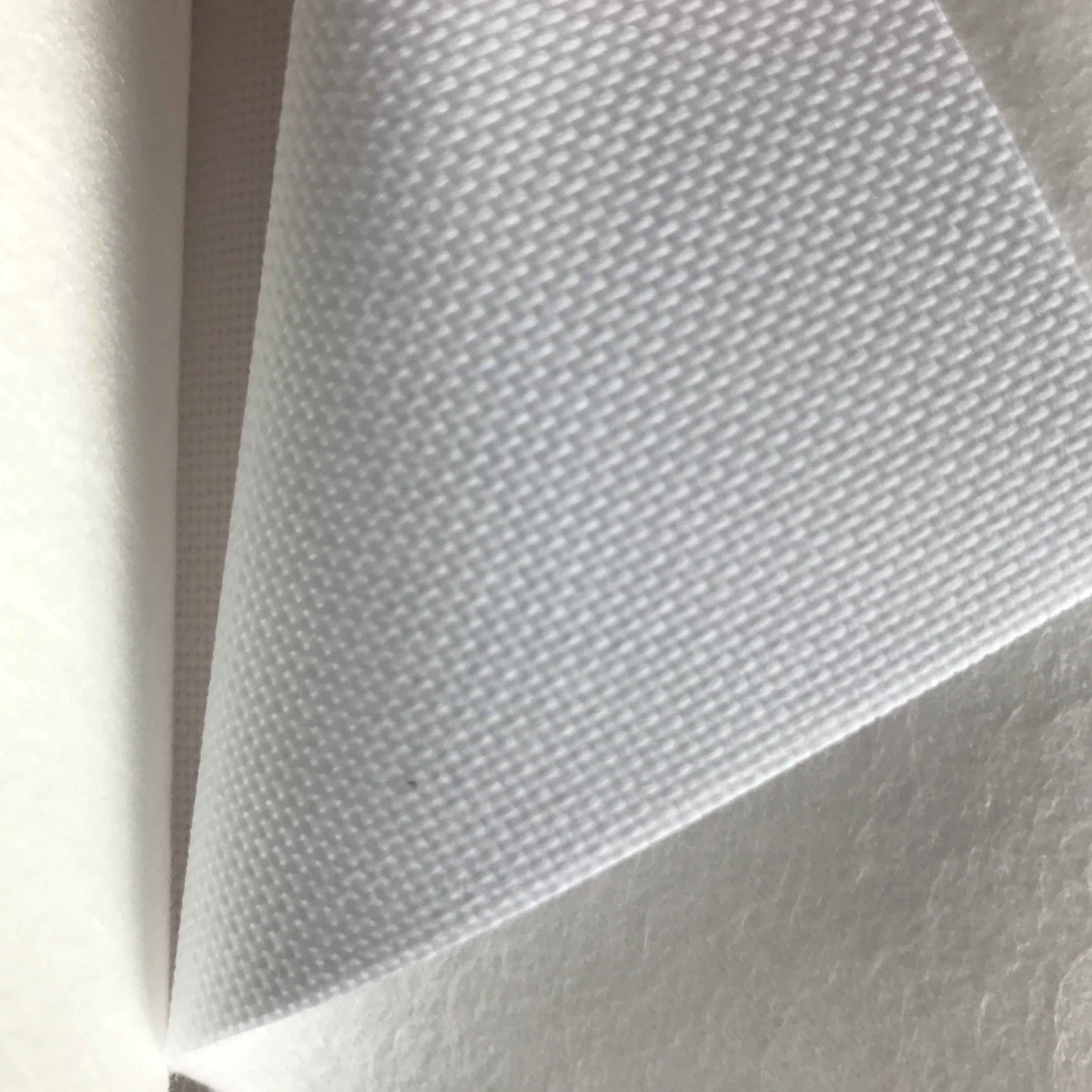 
ECO-Friendly Printable wall fabric rough-crossing texture for large format mural 