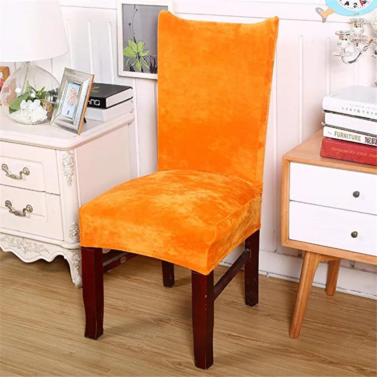 Hotel home online sale cheap spandex velvet chair cover