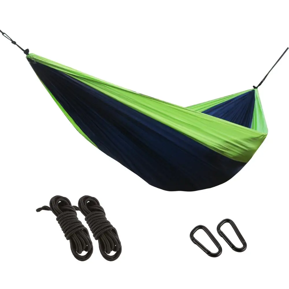 Гарантия качества 210 Т нейлон прочный один человек Кемпинг гамак парашют гамак оптовая продажа