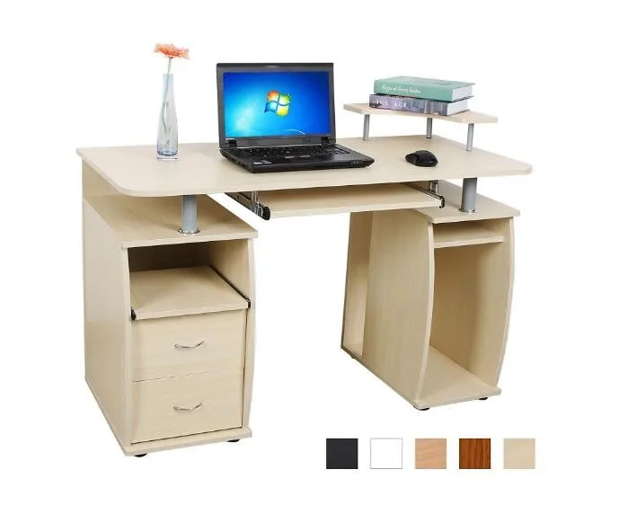 Professional unique computer desk executive office table MFC melamine  surface in China