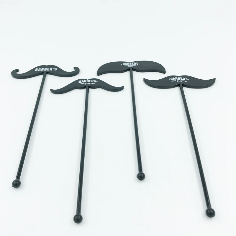 
bar tools party decoration PS plastic cocktail stirrer custom swizzle sticks 