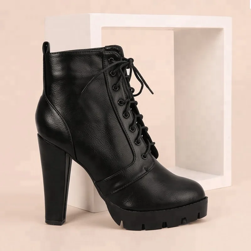 Sexy lace-up ankle boots Wholesale woman short boots PL0459