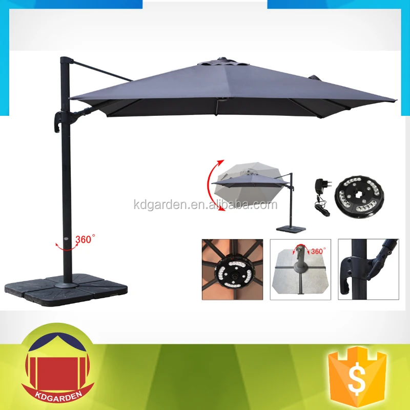 Новый 2015 продукт дешевые рекламные сквер гарден зонтик от alibaba китай