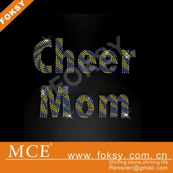 Hot fix развеселить маму горный хрусталь передачи платье футболка украшения