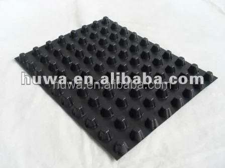 
Inner Wall and Foundation Slab Moisture Barrier HDPE Underground Basement waterproofing membrane 