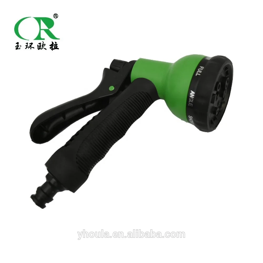 
High Quality 8 Pattern Garden Water Gun Promotion Plastic Garden Hose Nozzle Spray 
