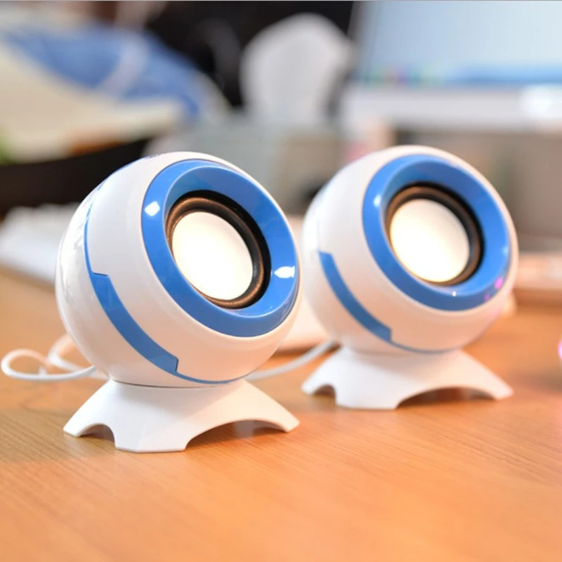 
Best selling smart Q8 computer speaker notebook USB desktop Blue tooth speaker multimedia subwoofer mini speaker 