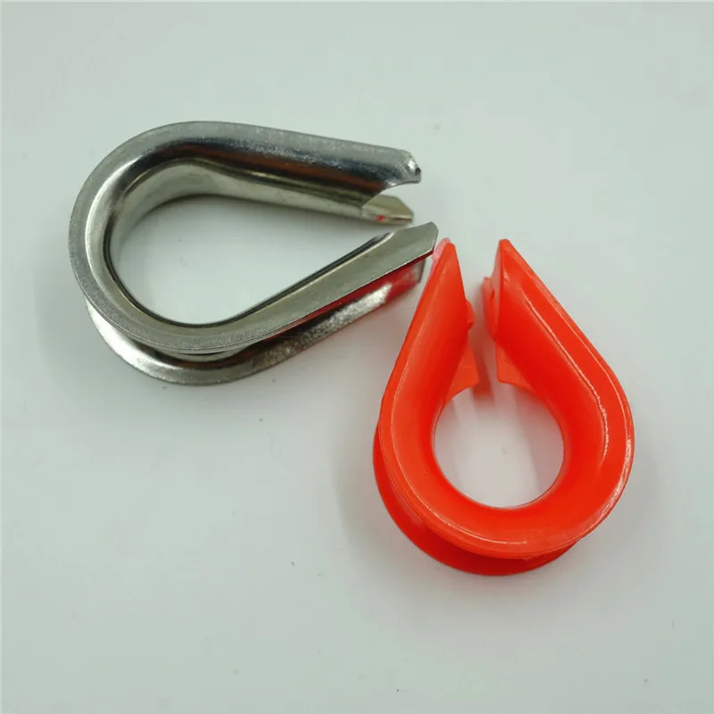 plastic nylon rope thimble plastic rope thimble 16mm wire rope fittings
