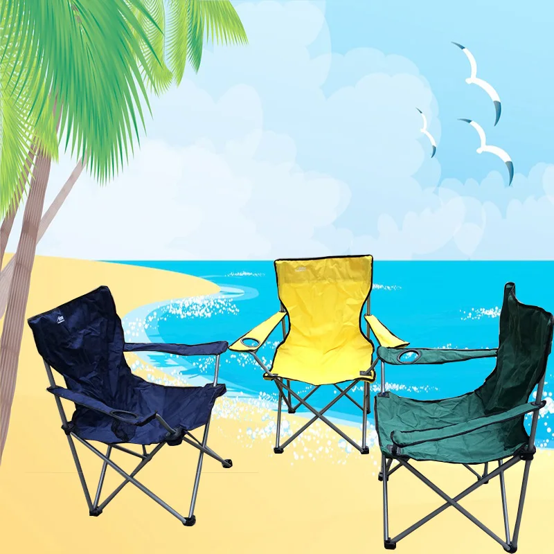 
Factory Price Folding Portable Beach Chair Low Price Fishing Chair for Wholesale 