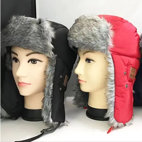 Custom wireless musical trapper bluetooth beanie hat with headphone function