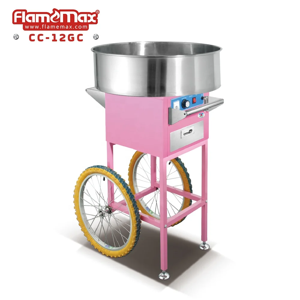 Electric cotton candy production line With Cart