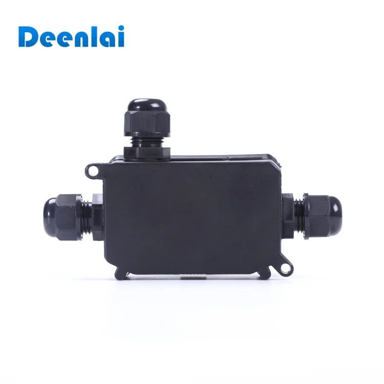 3 Way Outdoor Electronic Plastic IP66 Waterproof Junction Box with cover linked