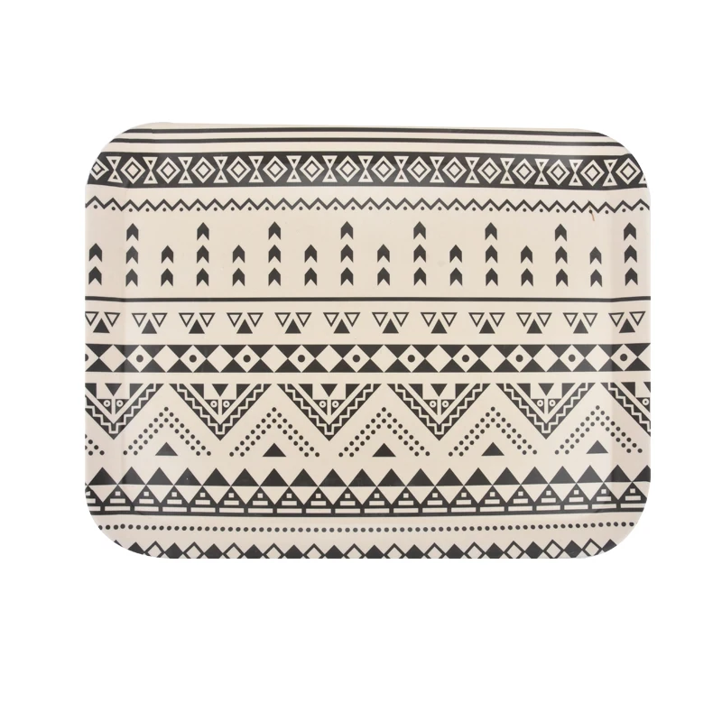 
wholesale Eco-friendly Melamine rectangular serving tray for food 