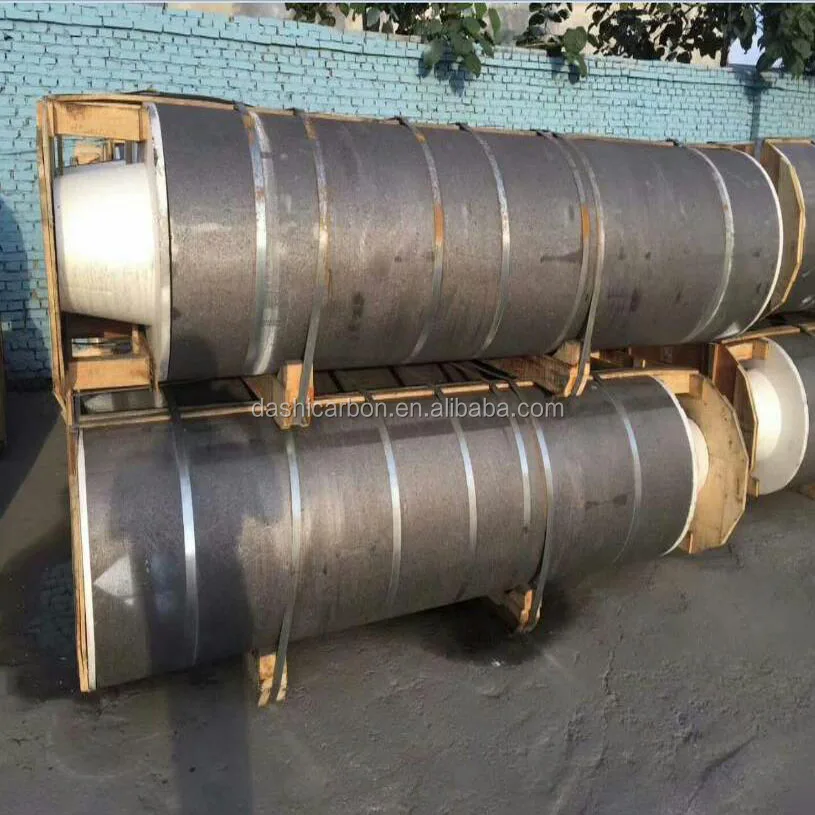 UHP grade needle coke Diameter 600mm 2600mm length graphite electrode in stock for sale