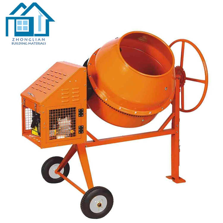 Construction machinery diesel self loading 1 yard mini small portable 350 liter concrete mixer