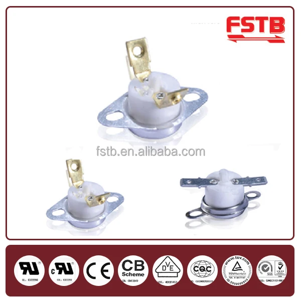 FSTB Home Appliance Parts Type Bimetal Thermostat KSD301 Temperature Limiter Switch Electric Water Heater