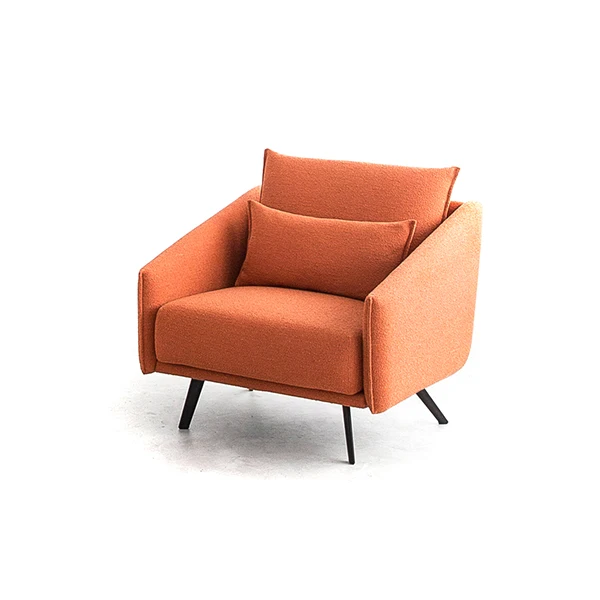 Innovative noble elegant grey linen living romm sofa set