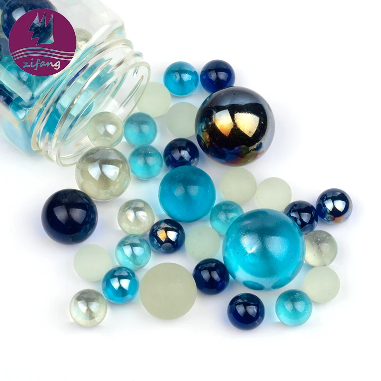 
Wholesale Round Transparent Multi Color Glass Ball Large Glass Marbles For Sale 