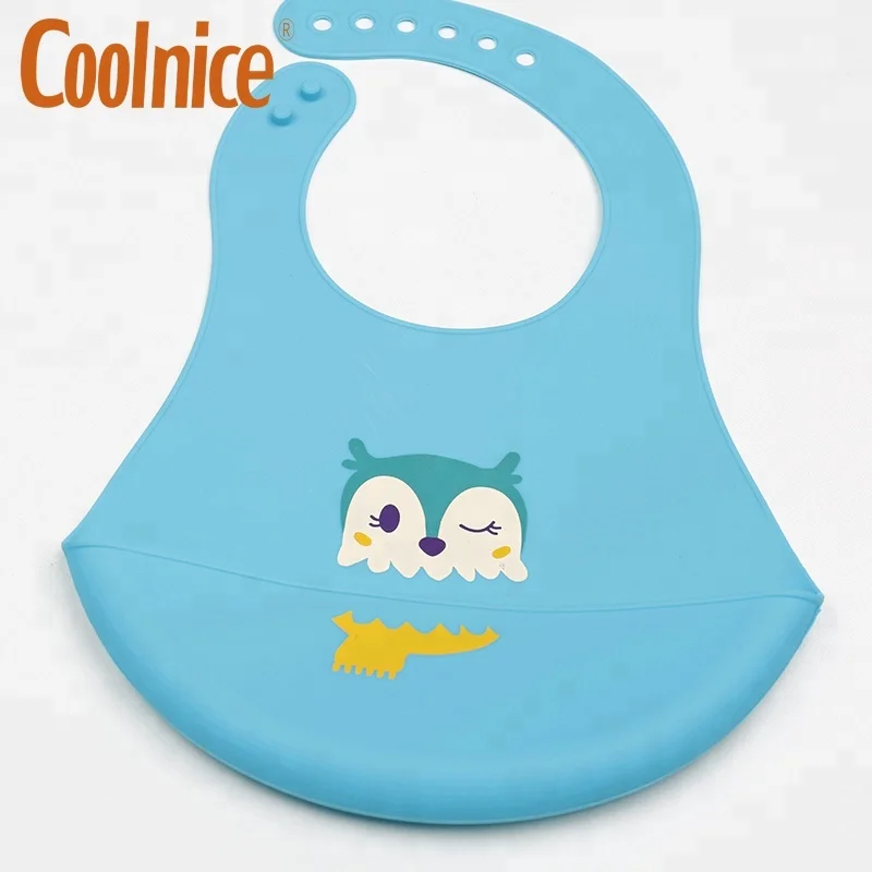 Custom Printing adult bib manufacturer disposable silicone baby bib