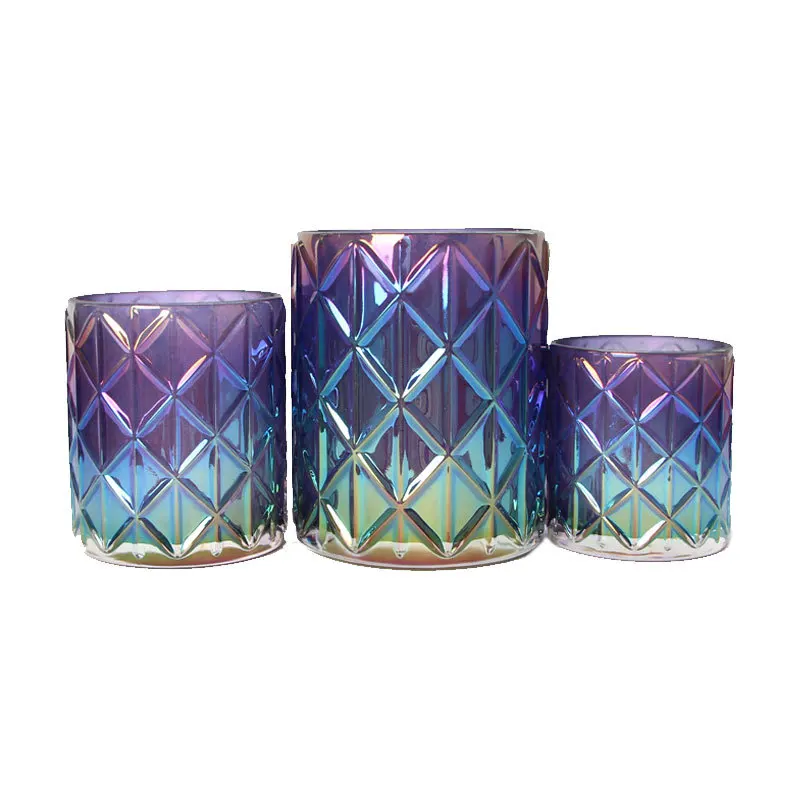 Hot sale wholesale glass candle holder ,candle jars ,can custom candle jars lid