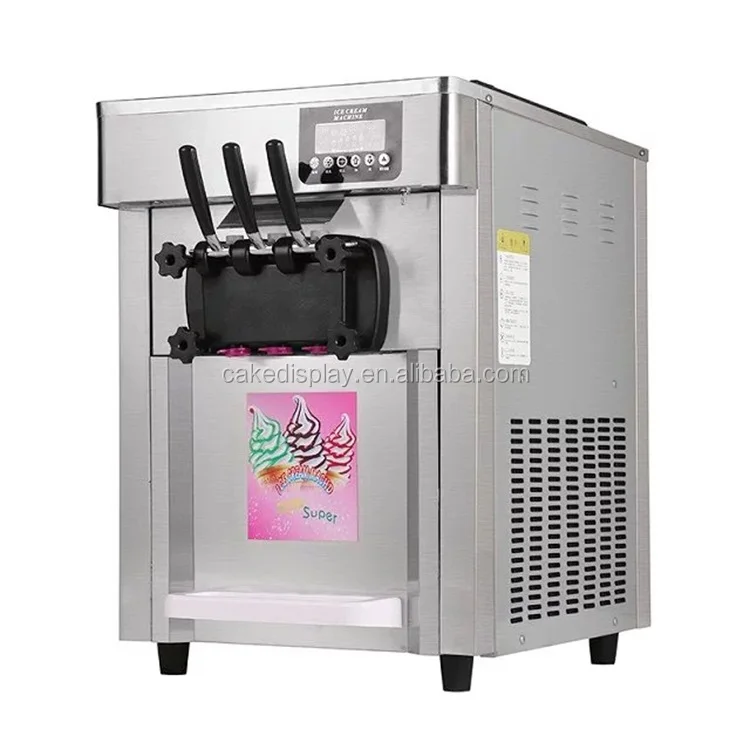 Cheap Price Standing 3 In 1 Ice Cream Mixer Machine Commercial