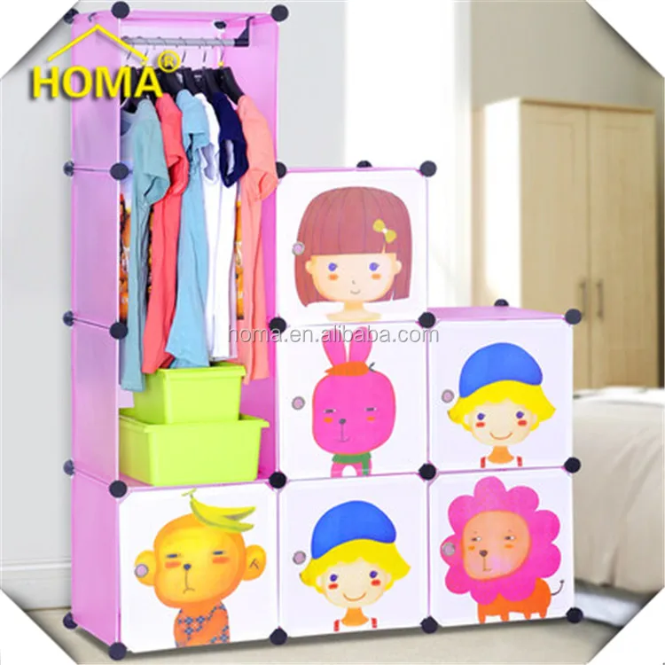 Wholesale diy children wardrobe closet